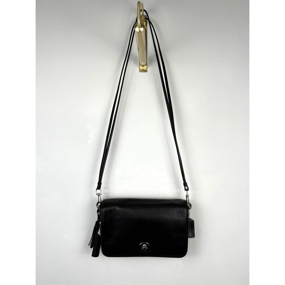 Coach Legacy Penelope Leather Turnlock Crossbody Shoulder Bag 23403 Black NWT - Picture 5 of 16